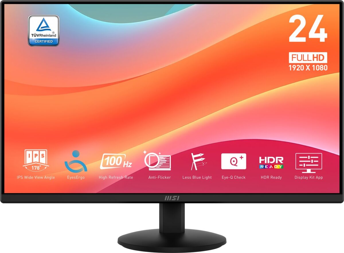 MSI Pro MP242L computer monitor 60.5 cm (23.8 ) 1920 x 1080 pixels Full HD LCD Black - Image 2