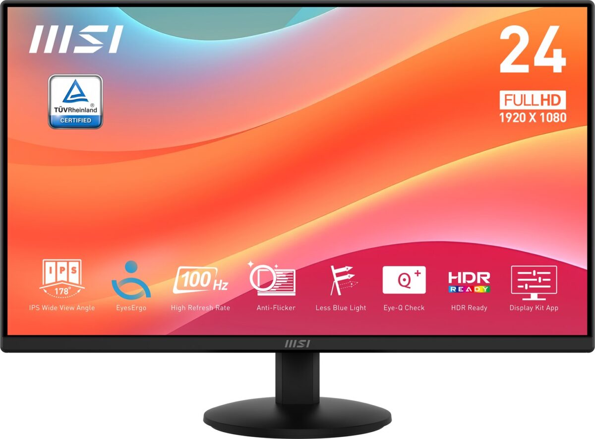MSI Pro MP242L computer monitor 60.5 cm (23.8 ) 1920 x 1080 pixels Full HD LCD Black - Image 3