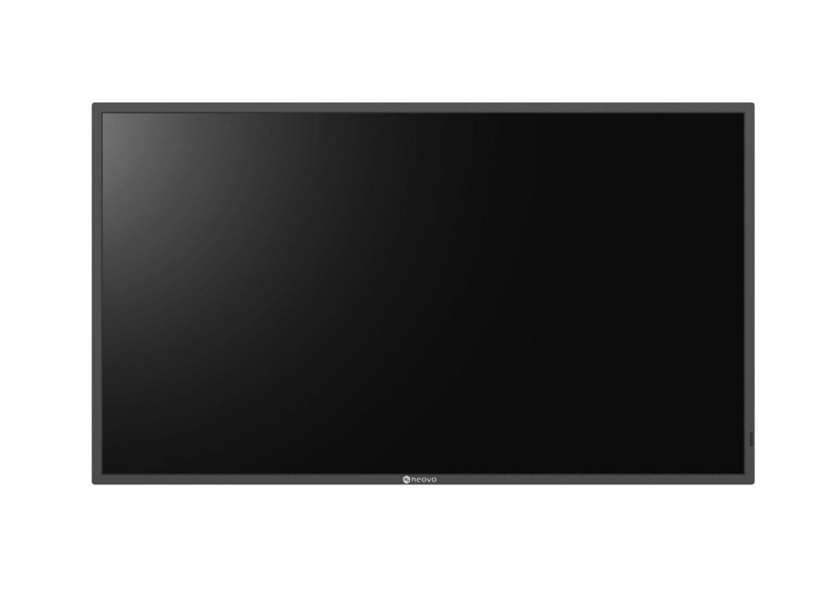 AG Neovo QM-4302 Digital signage flat panel 108 cm (42.5 ) IPS 400 cd/m2 4K Ultra HD Black 24/7 - Image 1