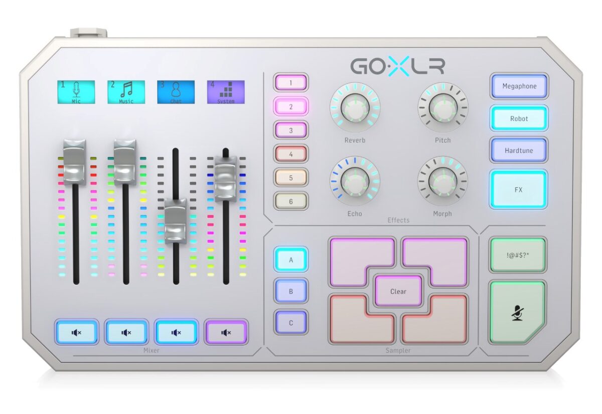 TC Helicon GO XLR-WH - USB audio mixer and interface  white - Image 1