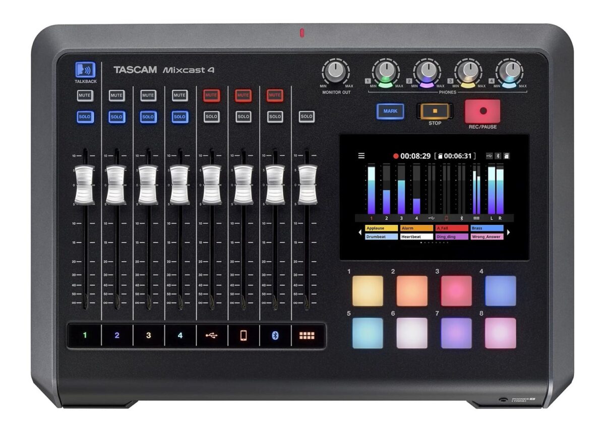 Tascam Mixcast 4 - mixer for podcast recording - Image 1