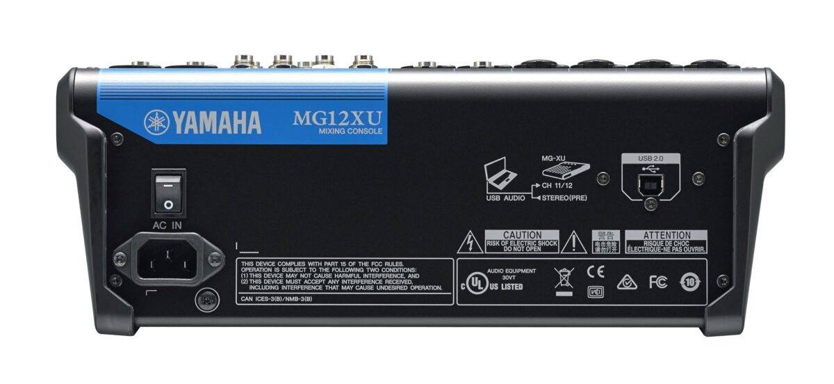 Yamaha MG12XU - 12-channel mixing console - Image 3