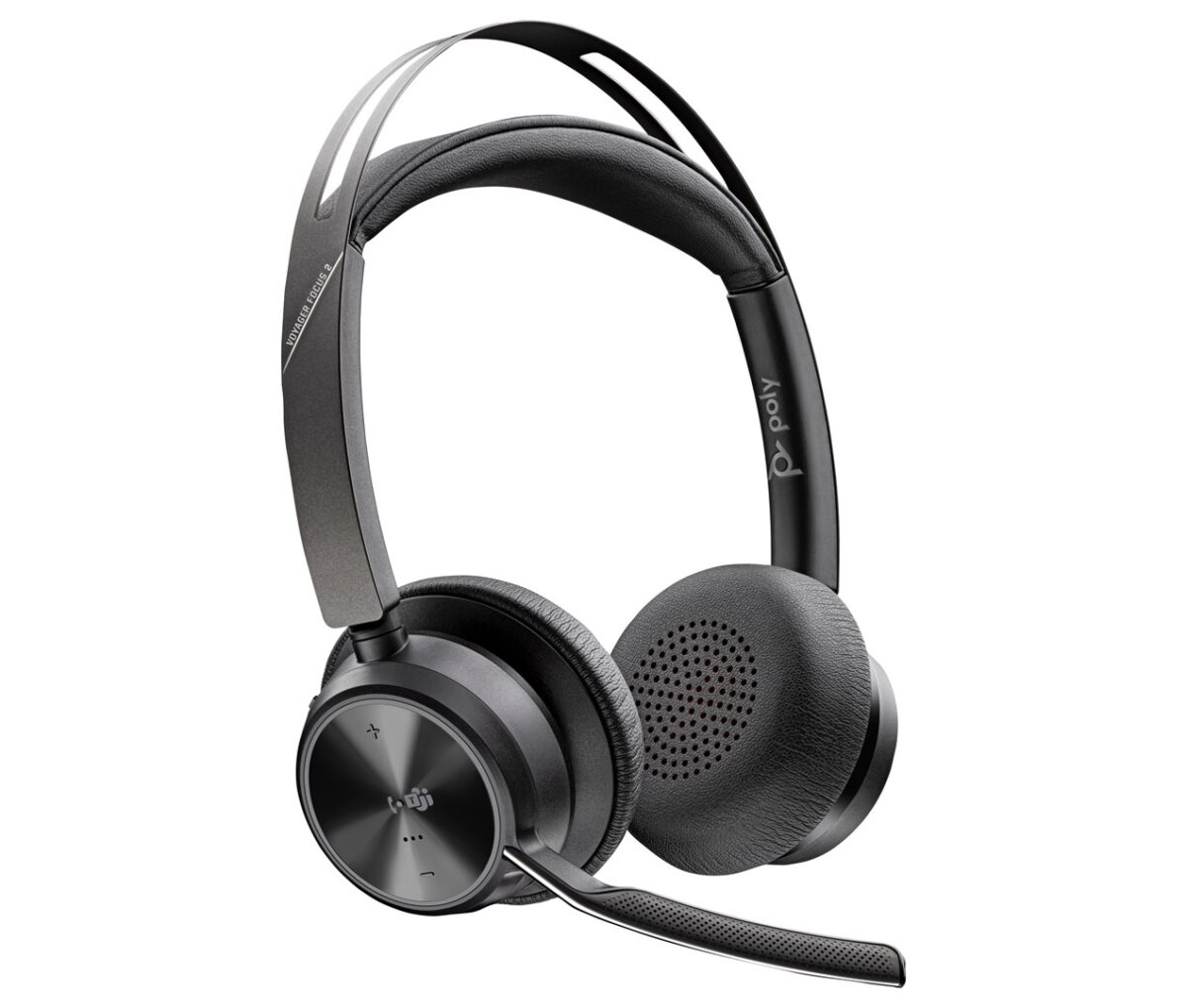 Poly Voyager Focus 2-M USB-C-C Headset USB-C/A Adapter Charging Stand - Image 1