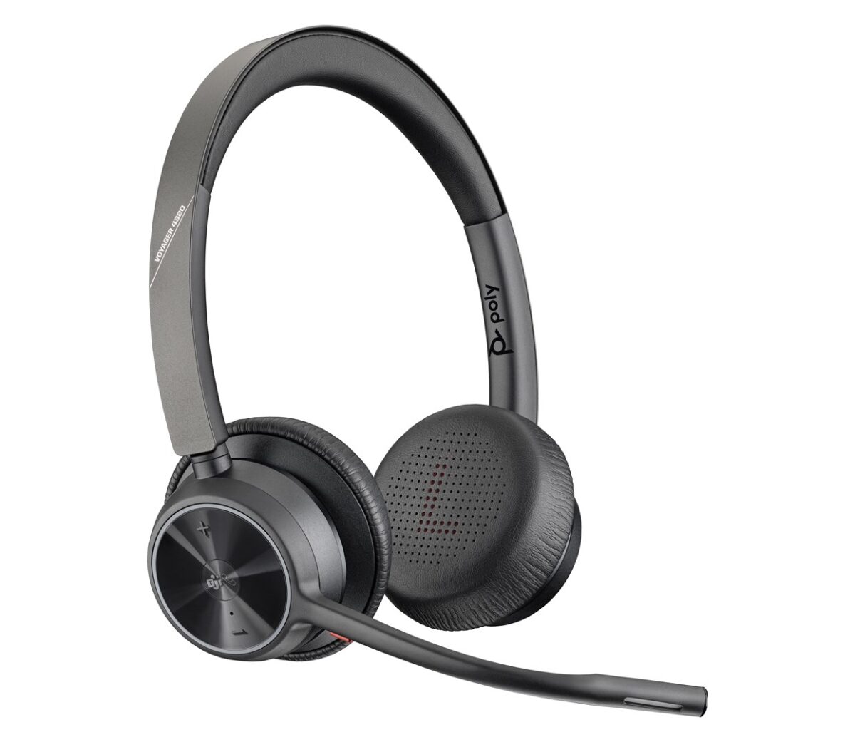 Poly Voyager 4320-M Microsoft Teams Certified Headset +BT700 dongle +Charging Stand - Image 2