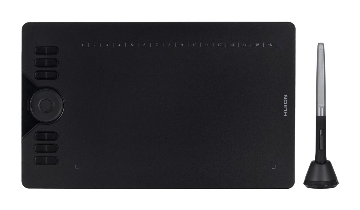 HUION HS610 graphic tablet 5080 lpi 254 x 158.8 mm USB Black - Image 1