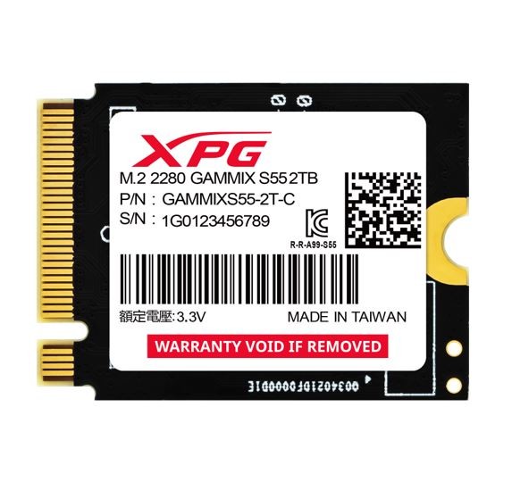 SSD XPG GAMMIX S55 2TB PCIe 4x4 5/3.2GB/s M223