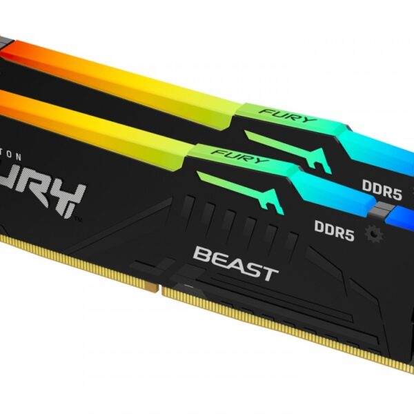 DDR5 Fury Beast Bla RGB 64GB(2*32GB)/6000 CL3