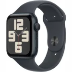 Apple Watch SE 2024 GPS 40mm Midnight Aluminium Case with Midnight Sport Band - M/L MXE93LL/A USA