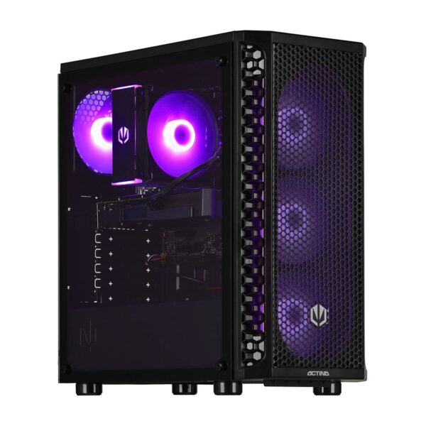 Actina Ryzen 7 8700F RX 7700 XT 32GB 1TB Black