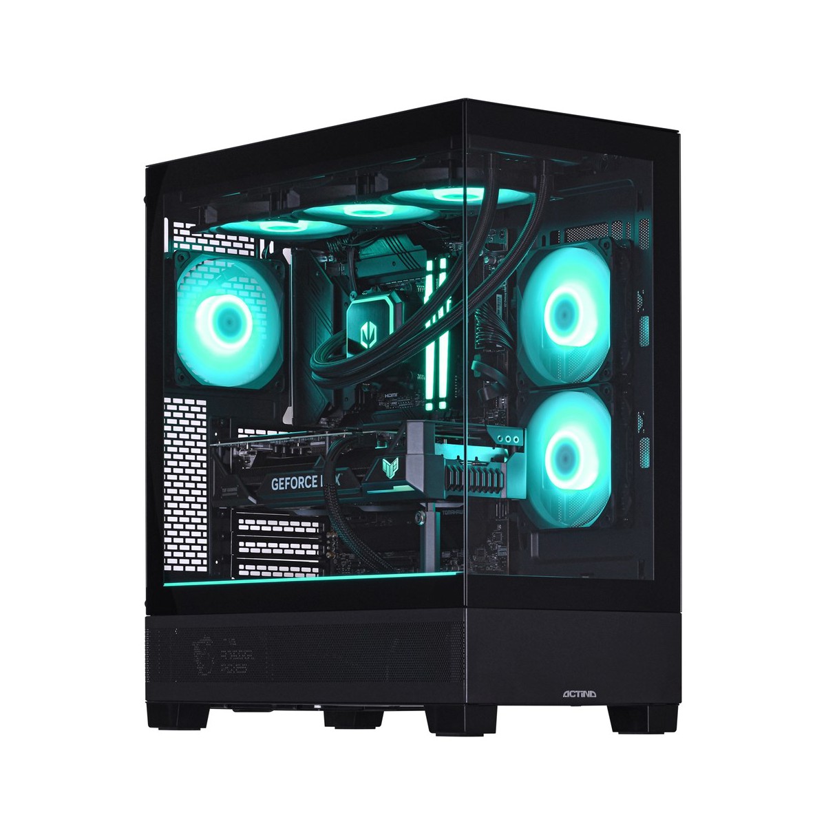 19950-1.jpg Actina 4 PC AMD RyzenTM 7 頀X3D 32 GB DDR5-SDRAM 1 TB SSD NVIDIA GeForce RTX 偰 Midi Tower Noir – Image 1