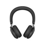 Jabra Evolve2 75 Headset Wired and Wireless Headband Calls/music USB Type-C Bluetooth Charging stand Black