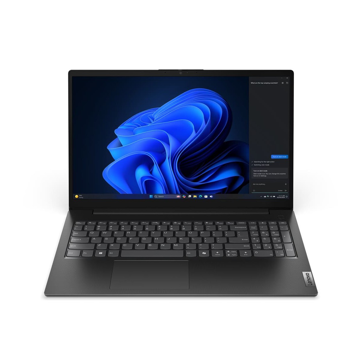 25019-1.jpg Lenovo V15 G5 IRL Intel Core 5 120U Ordinateur portable 39,6 cm (15,6 ) Full HD 16 GB DDR5-SDRAM 512 GB SSD Wi-Fi 6 (802.11ax) Windows 11 Home Noir – Image 1