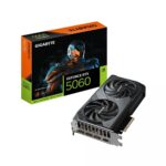 GIGABYTE GeForce RTX 5060 WINDFORCE OC 8G Graphics Card - 8GB GDDR7  128bit  PCI-E 5.0  2512 MHz Core Clock  3 x DisplayPort  1 x HDMI  GV-N5060WF2OC-8GD