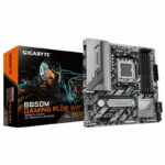 GIGABYTE B650M GAMING PLUS WIFI Motherboard - AMD Ryzen 9000 CPUs  5+2+2 Phases VRM  up to 8000MHz DDR5  2xPCIe 4.0 M.2  2.5GbE LAN  WIFI 6E  USB 3.2 Gen 1