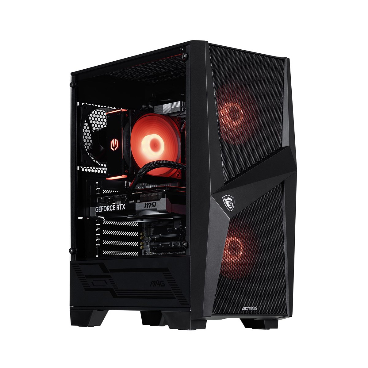 55419-1.jpg Actina 9 PC AMD RyzenTM 7 32 GB DDR5-SDRAM 1 TB SSD NVIDIA GeForce RTX 偰 Midi Tower Noir – Image 1