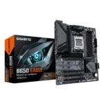 GIGABYTE 뙐 EAGLE Carte mère - AMD Ryzen 退 Série CPU 12+2+2 Phases VRM jusqu'à 瘀MHz DDR5 (OC) 1xPCIe 5.0 + 2xPCIe 4.0 M.2 GbE LAN USB 3.2 Gen 2