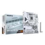 GIGABYTE 롐 EAGLE WIFI7 ICE Motherboard - AMD Ryzen 退 Serie CPUs 8+2 Phasen Digital VRM bis 舀MHz DDR5 (OC) 1xPCIe 5.0 + 2xPCIe 4.0 M.2 WIFI 7 2.5 GbE LAN USB 3.2 Gen 2