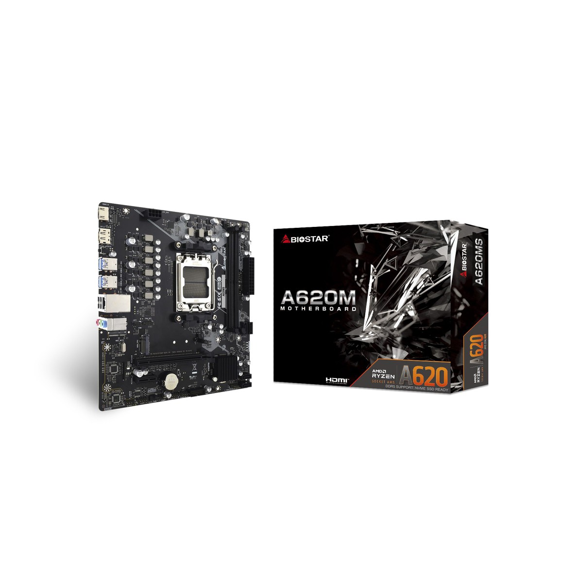 59942-1.jpg Biostar A620MS AMD A620 Carte Mère Micro ATX – Image 1