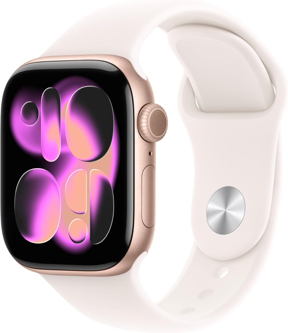 Apple Watch Series 11 46mm Roségold mit Light Blush Band – Bild 1