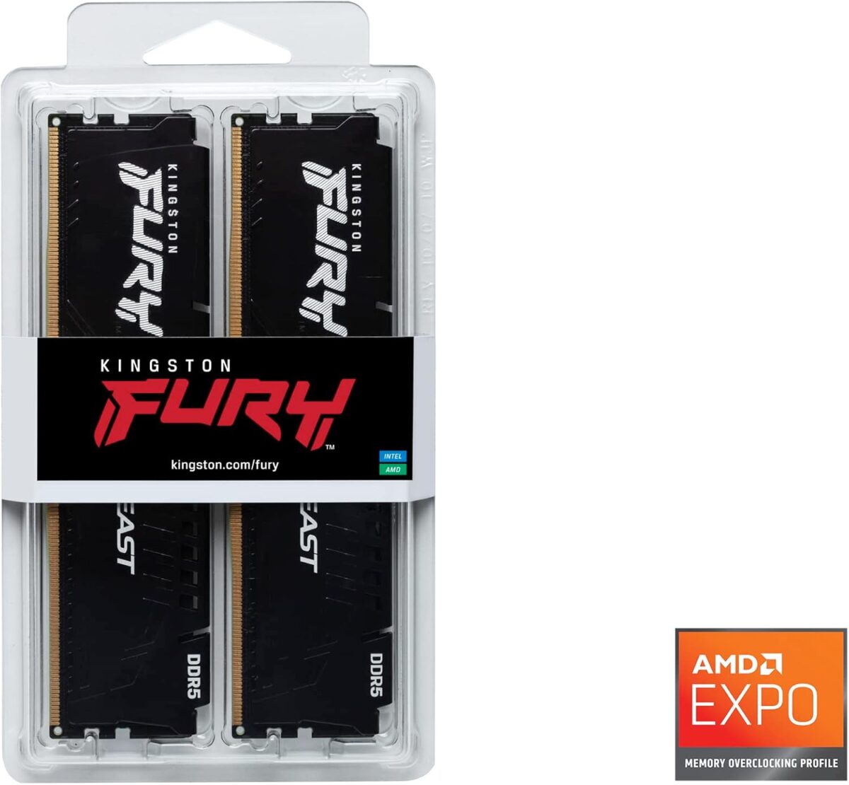 Kingston FURY Beast 128GB DDR5 5600MT/s CL40 Black - Image 3
