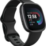 Fitbit Versa 4 Smartwatch Black Aluminum
