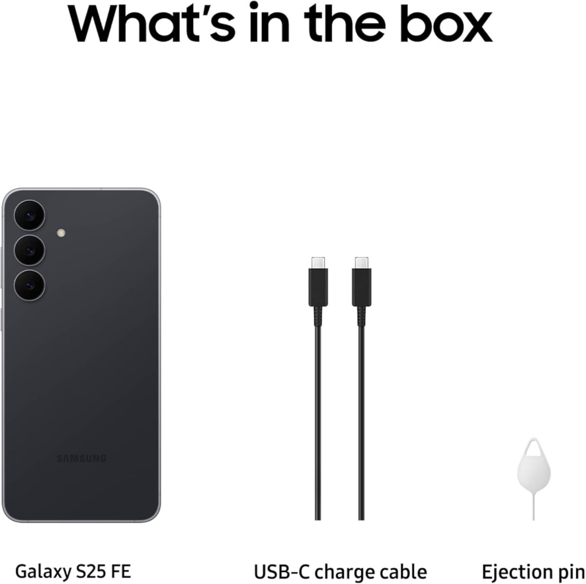Samsung Galaxy S25 FE SM-S731B 8GB/128GB Jet Black - Image 2