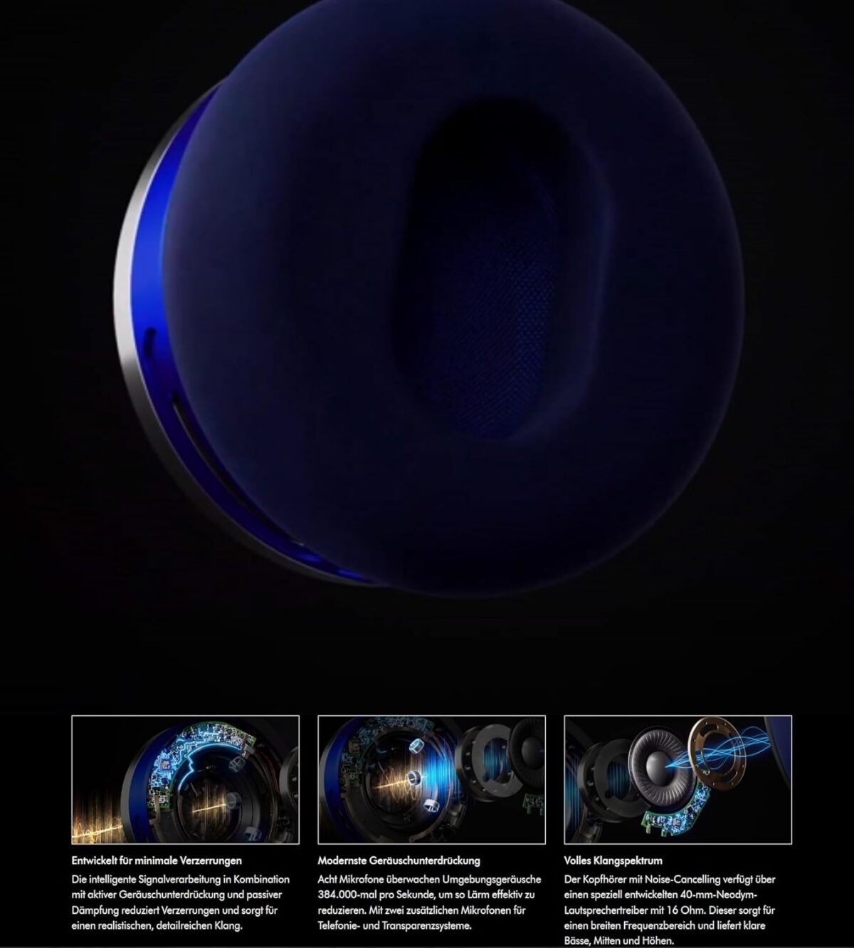 Dyson Zone Absolute+ Prussian Blue/Bright Copper - Image 3