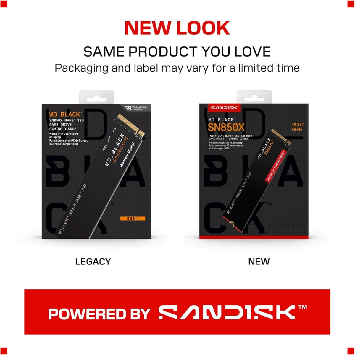 Western Digital Black SN850X 1TB - Image 4