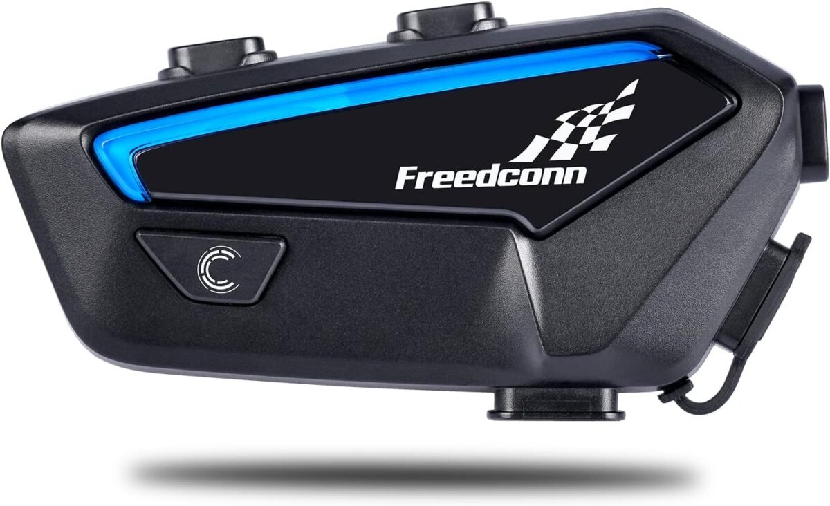 FreenConn FX Pro V2 EU Mesh Motorcycle Intercom Black - Image 4