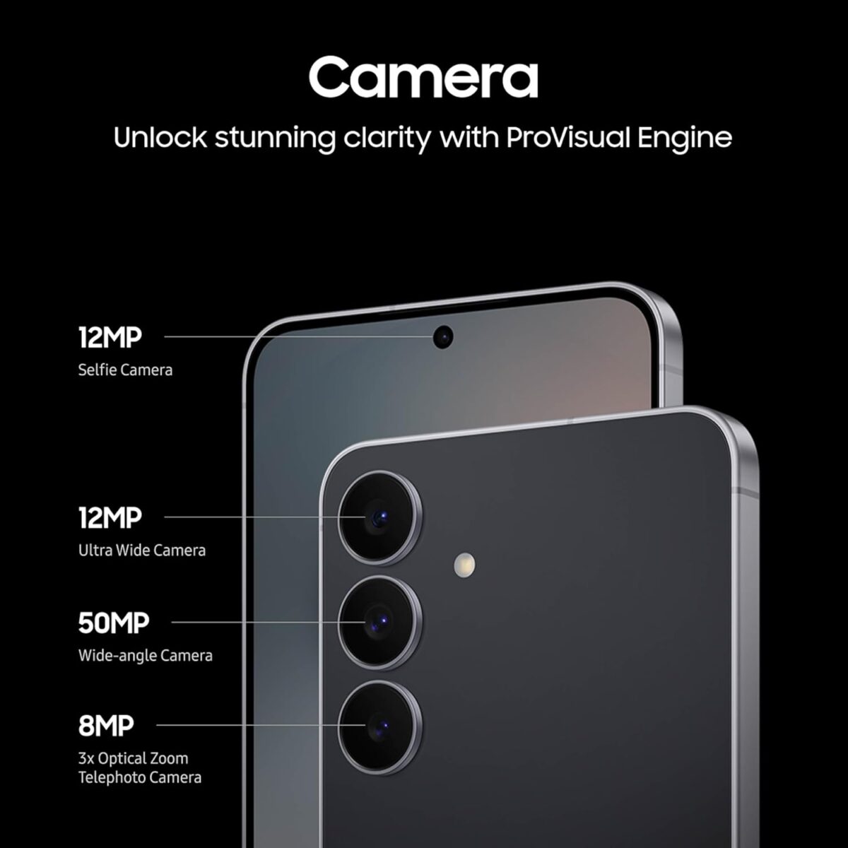 Samsung Galaxy S25 FE SM-S731B 8GB/128GB Jet Black - Image 3