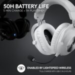 G Pro X 2 Lightspeed Wireless White - Image 5