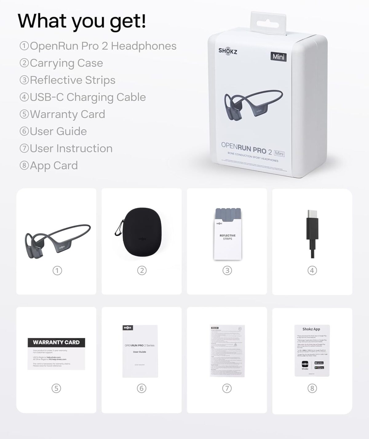 Shokz OpenRun Pro 2 Wireless Bone Conduction Headphones Black - Image 3