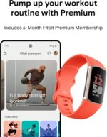 Fitbit Charge 6 Coral/Aluminium Gold - Image 4