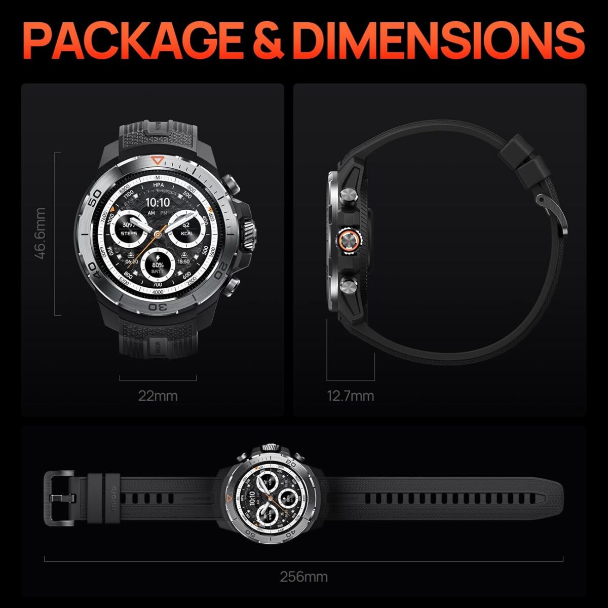 Mibro GS Explorer Obsidian Black - Image 2