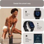 Fitbit Versa 4 Smartwatch Black Aluminum - Image 3