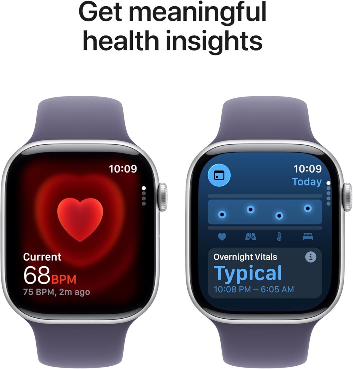 Apple Watch Series 11 46mm Silver with Purple Fog Band - Image 4