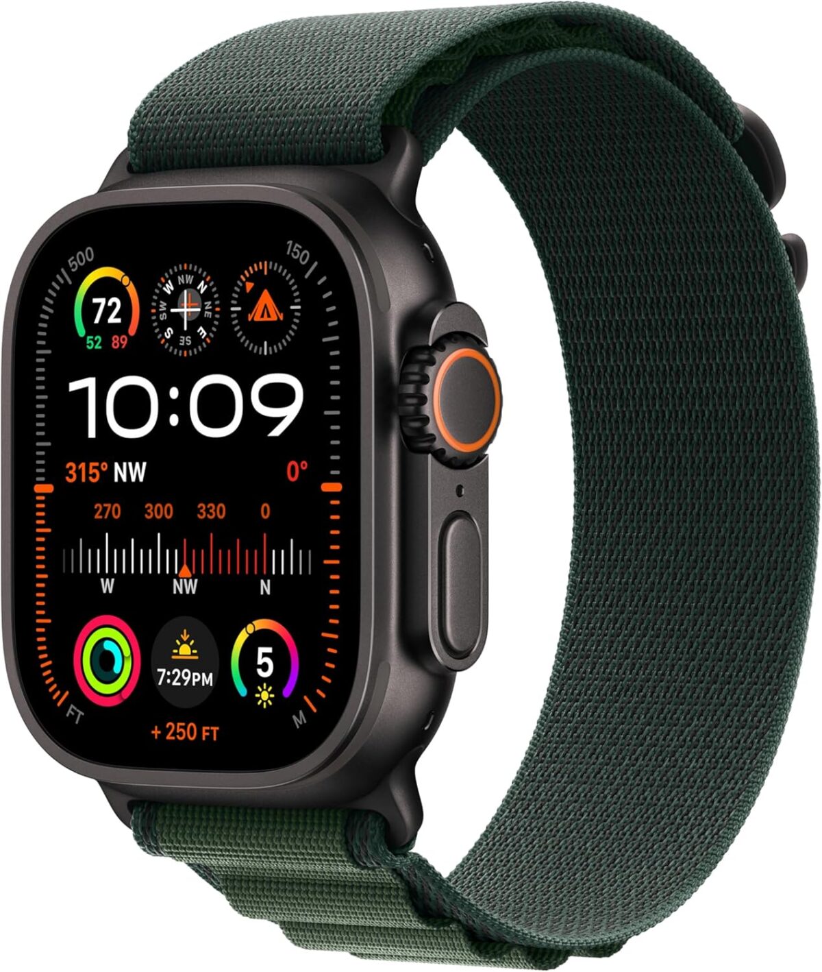 81+Gh+vFd1L._AC_SL1500_ Apple Watch Ultra 2 49mm Titane Noir 4G – Image 1