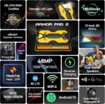 Ulefone Armor Pad 2 8+256GB LTE 11" Yellow - Image 3