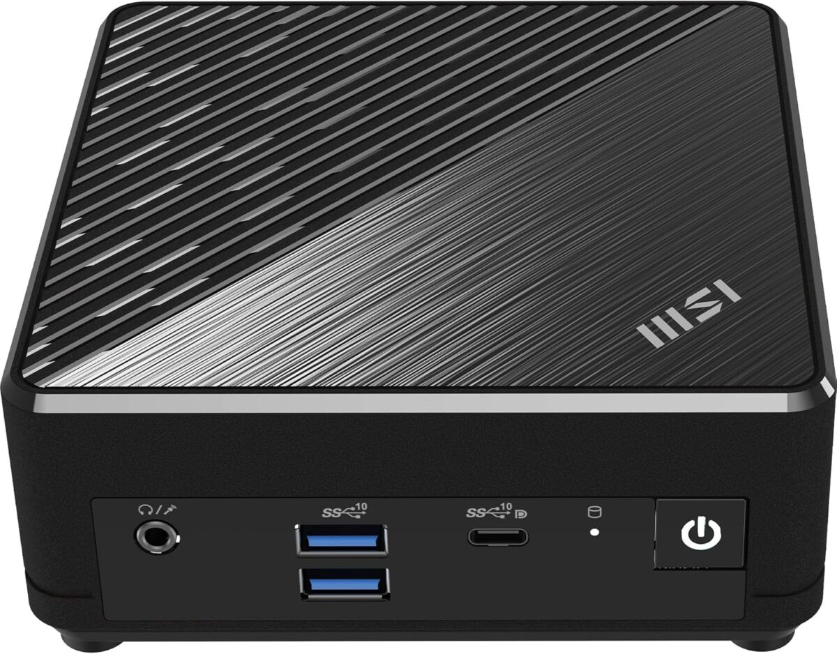 MSI CUBI N ADL S-226BEU PC/workstation barebone 0.7L sized PC Black N200 - Image 1