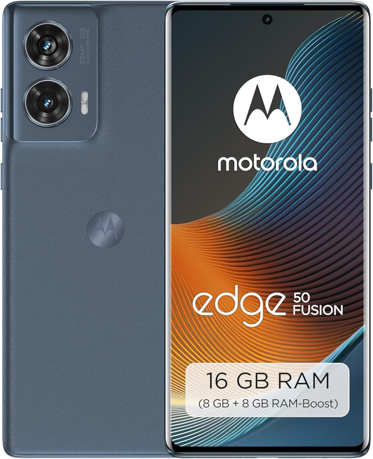 Motorola Edge 50 Fusion XT2429-2 8GB/256GB Forest Blue – Bild 1