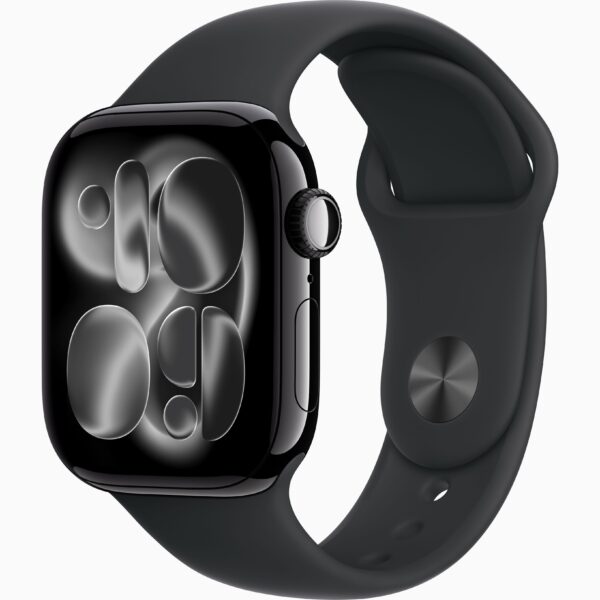 Apple Watch Series 11 42mm Jet Black 4G Schwarzes Band