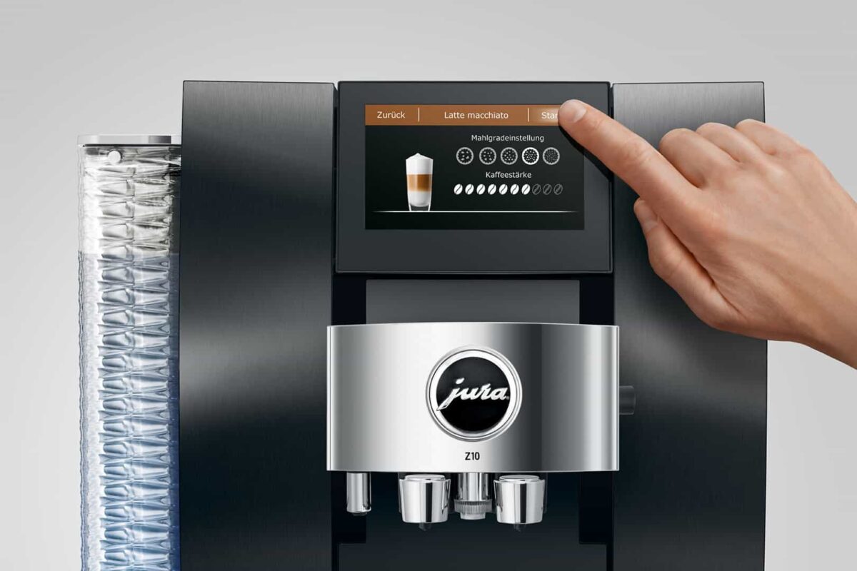 Jura Z10 Aluminum Black EA Coffee Machine - Image 6