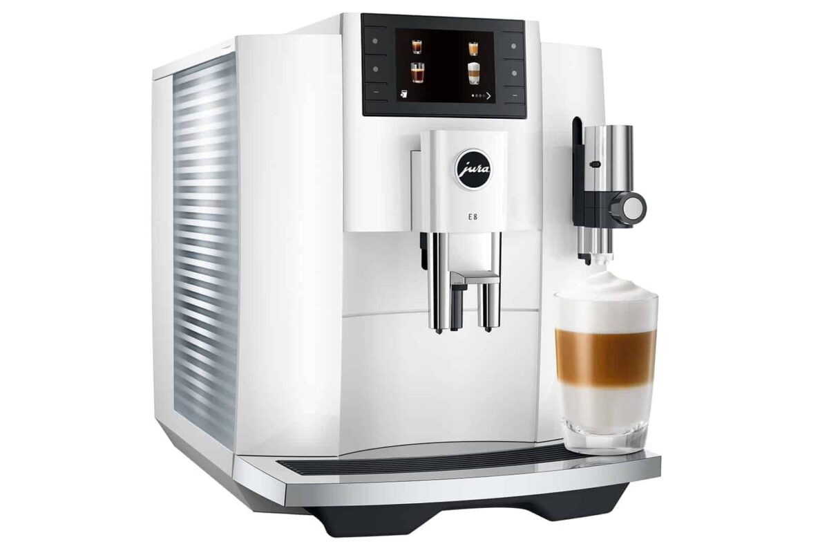 Jura E8 Piano White EC Coffee Machine - Image 3