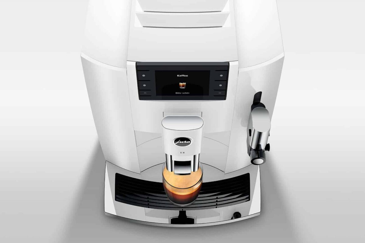 Jura E8 Piano White EC Coffee Machine - Image 5