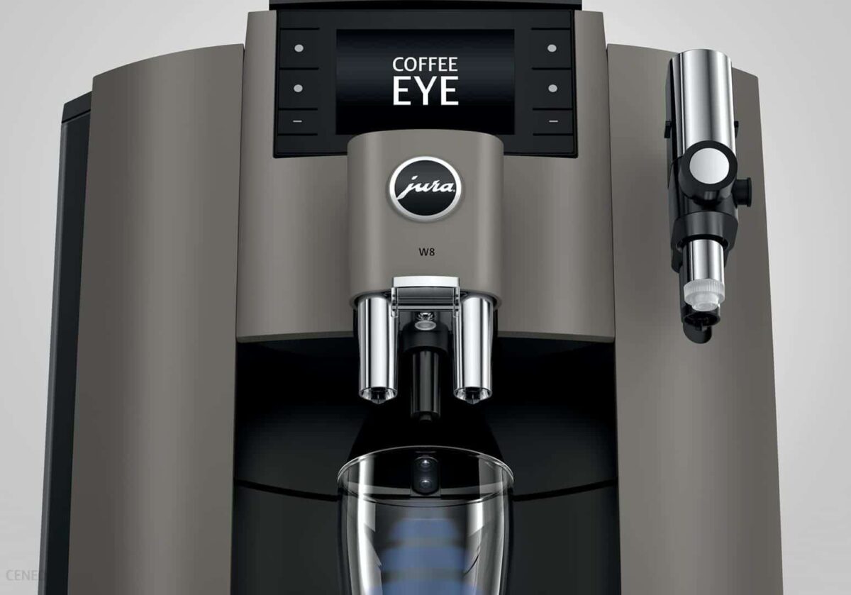 Jura W8 Dark Inox EA Coffee Machine Black - Image 2