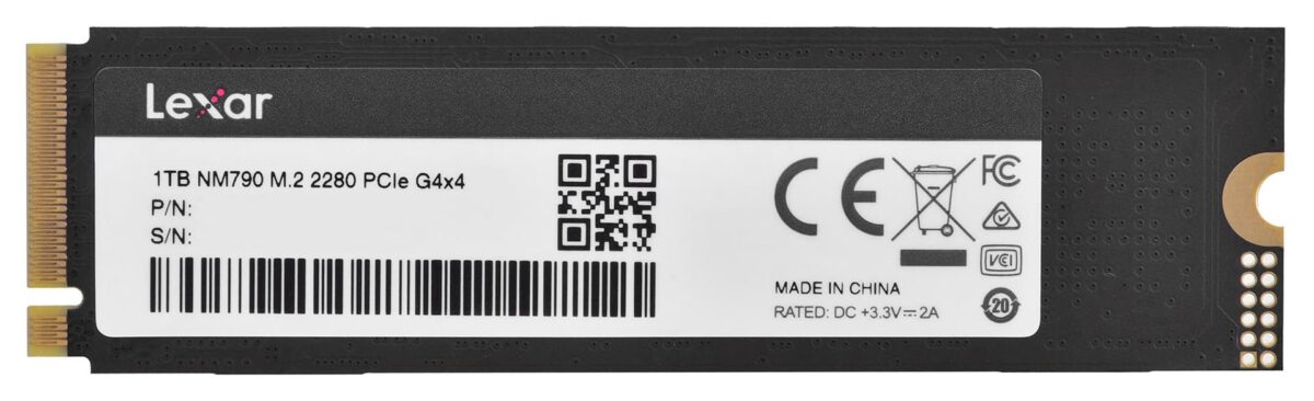 Lexar NM790 1TB M.2 NVMe Black - Image 3