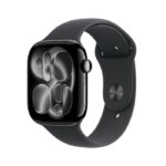 APPLE WATCH SERIES 11 GPS 46MM JET BLACK ALUMINIUM CASE WITH BLACK SPORT BAND S/M MEUW4WF/A