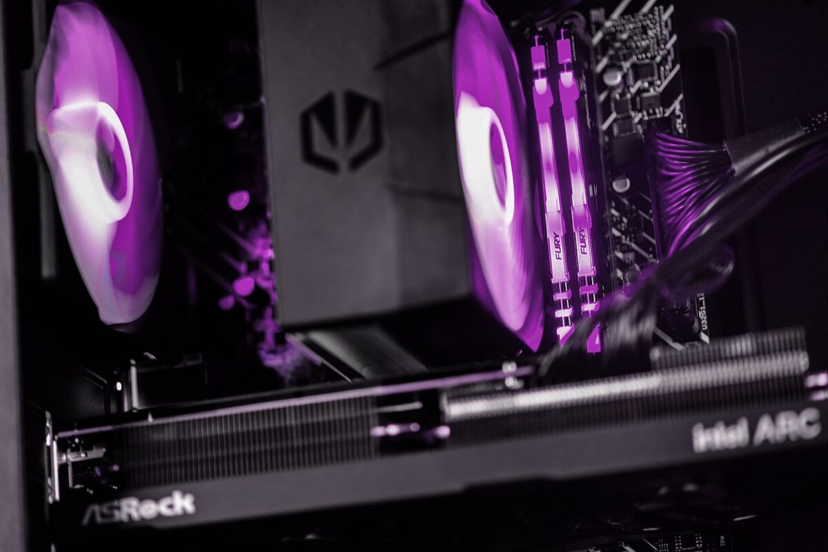 Actina 5901443339281 PC AMD Ryzen™ 5 5600 32 GB DDR4-SDRAM 1 TB SSD AMD Radeon RX 7700 XT Midi Tower Black - Image 4