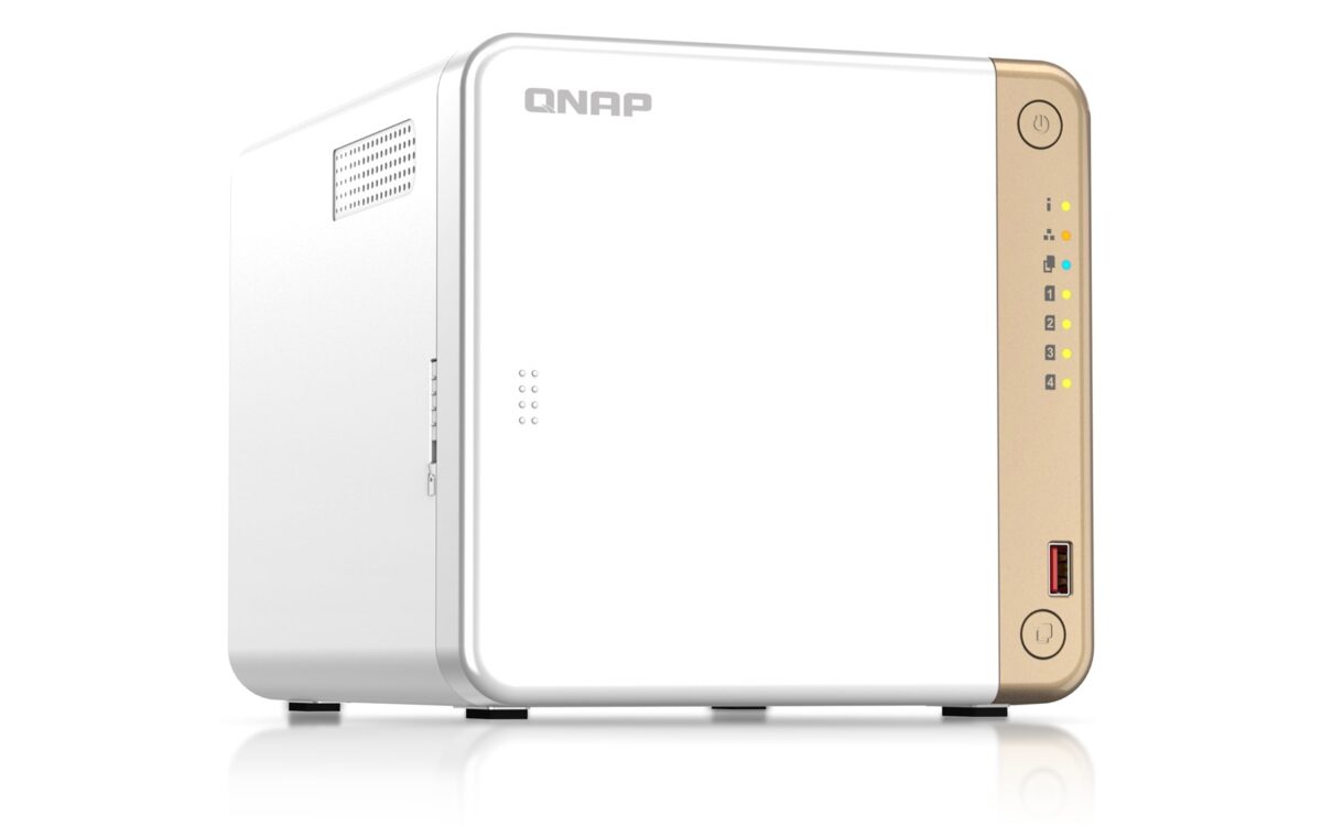 QNAP TS-462-4G NAS/storage server Tower Intel® Celeron® N4505 4 GB DDR4 0 TB QNAP QTS White - Image 4