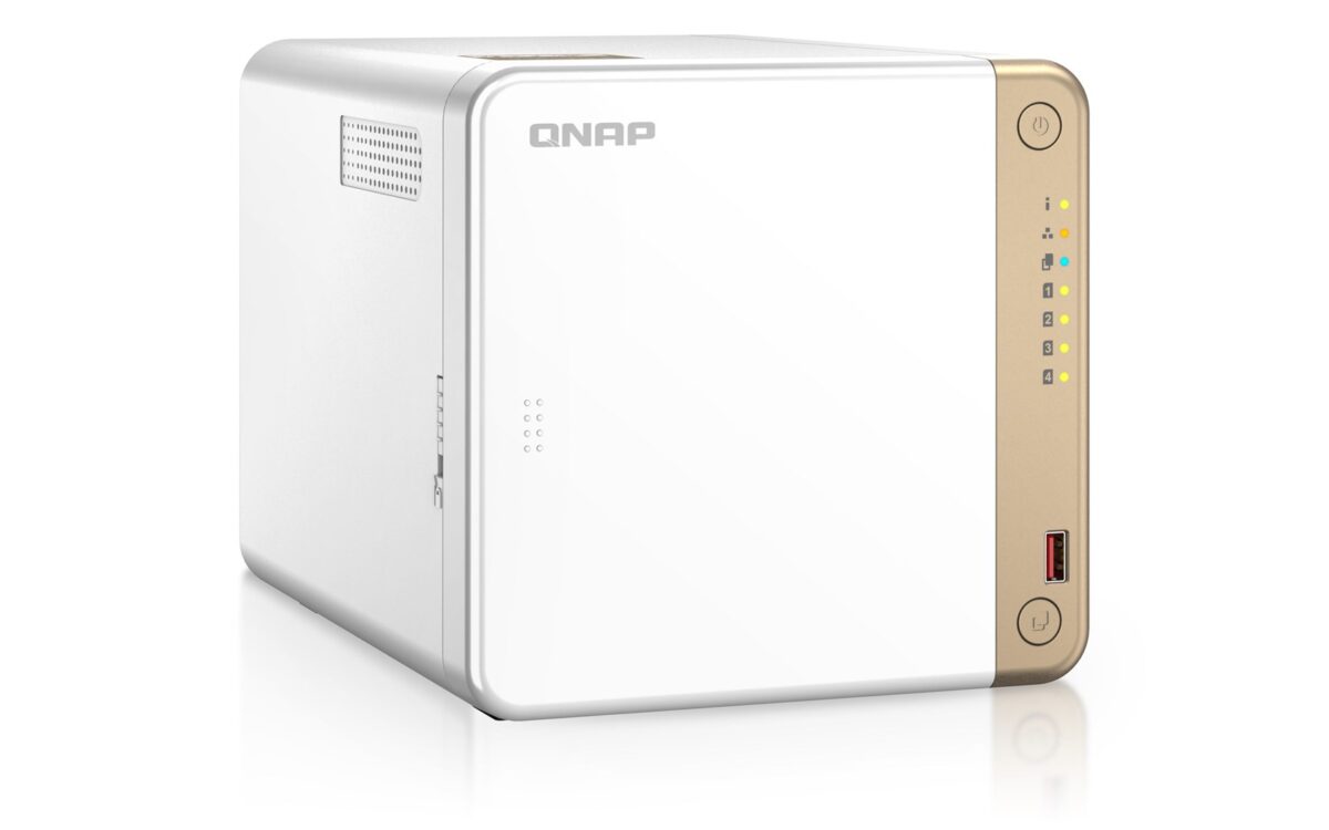 QNAP TS-462-4G NAS/storage server Tower Intel® Celeron® N4505 4 GB DDR4 0 TB QNAP QTS White - Image 6